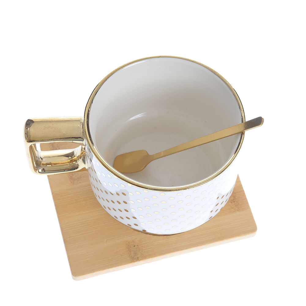 Cana din ceramica cu buline - 3 | YEO