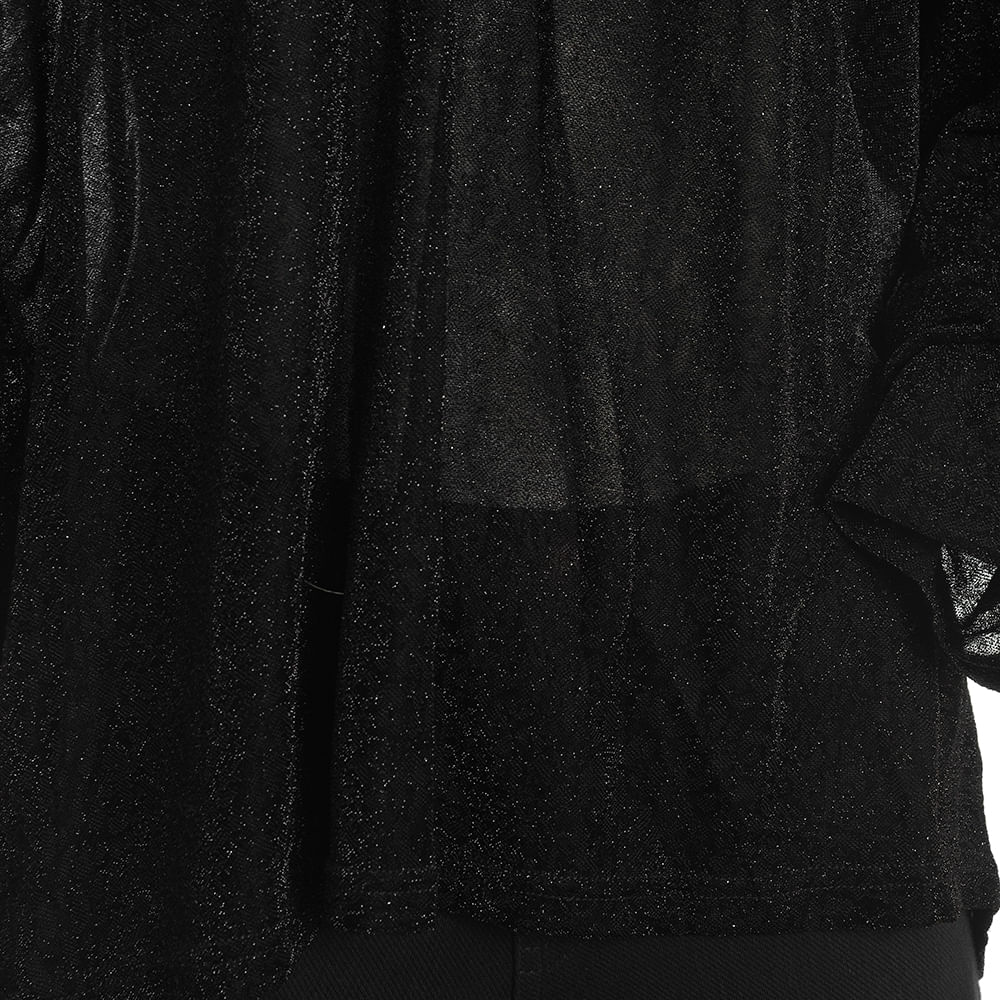 Bluza neagra cu sclipici - 1 | YEO