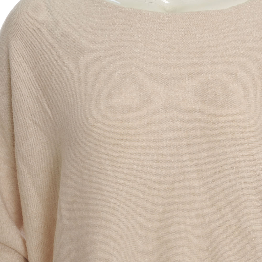 Bluza bej cu maneci lungi - 1 | YEO