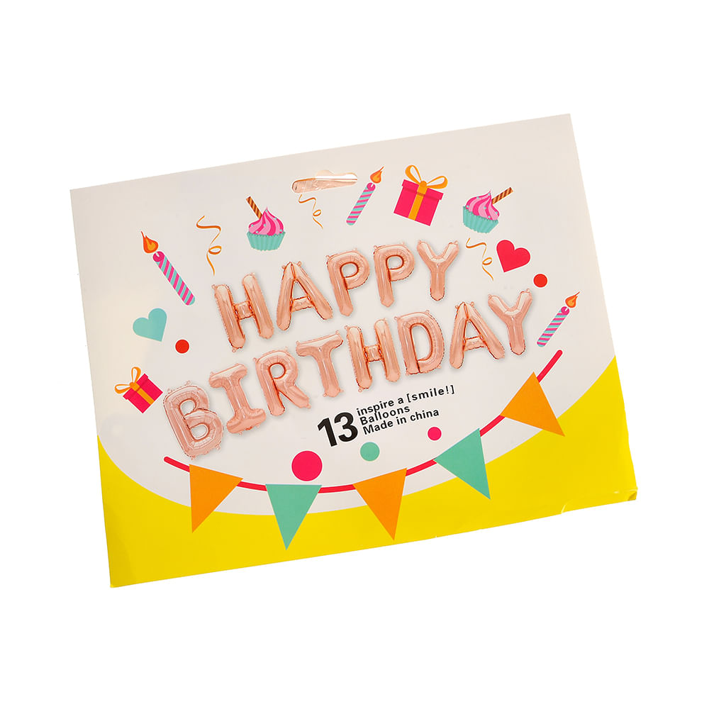 Set Happy Birthday 46 cm