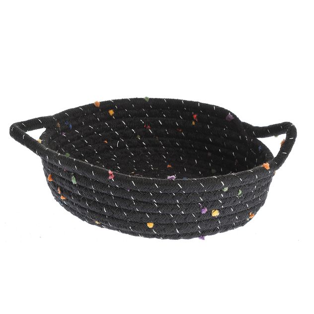 Cos negru de depozitare 18 cm