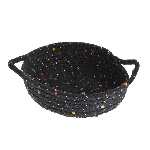 Cos negru de depozitare 18 cm