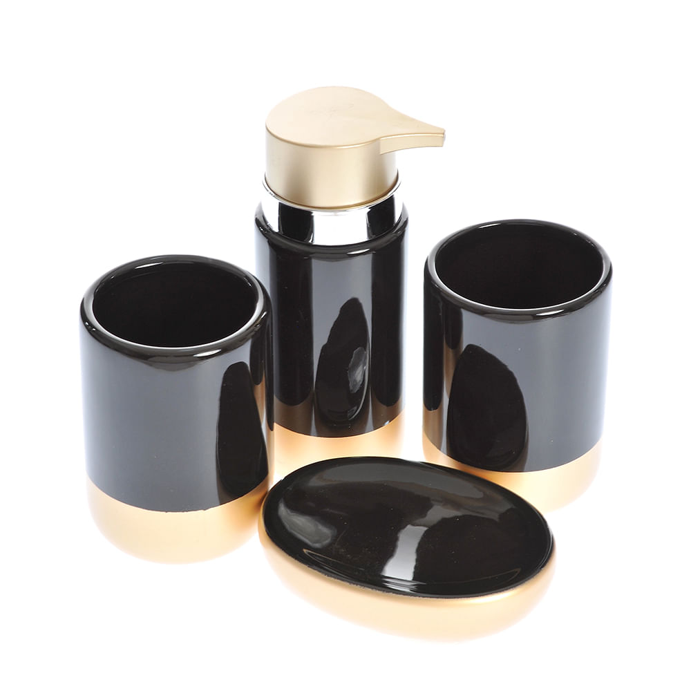 Set de baie negru - 1 | YEO