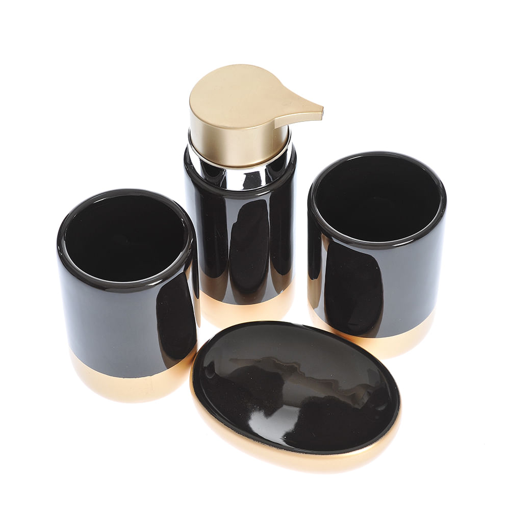 Set de baie negru - 2 | YEO