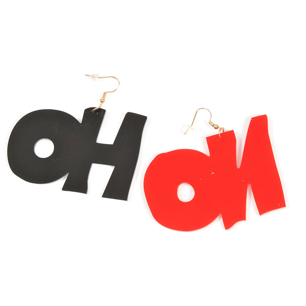 Cercei bicolori OH NO - 1 | YEO