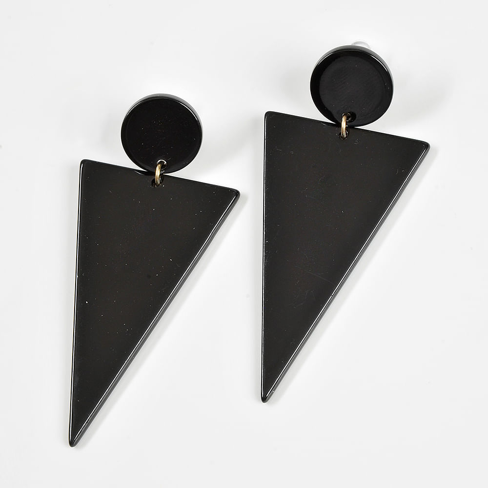 Cercei triunghiuri negre