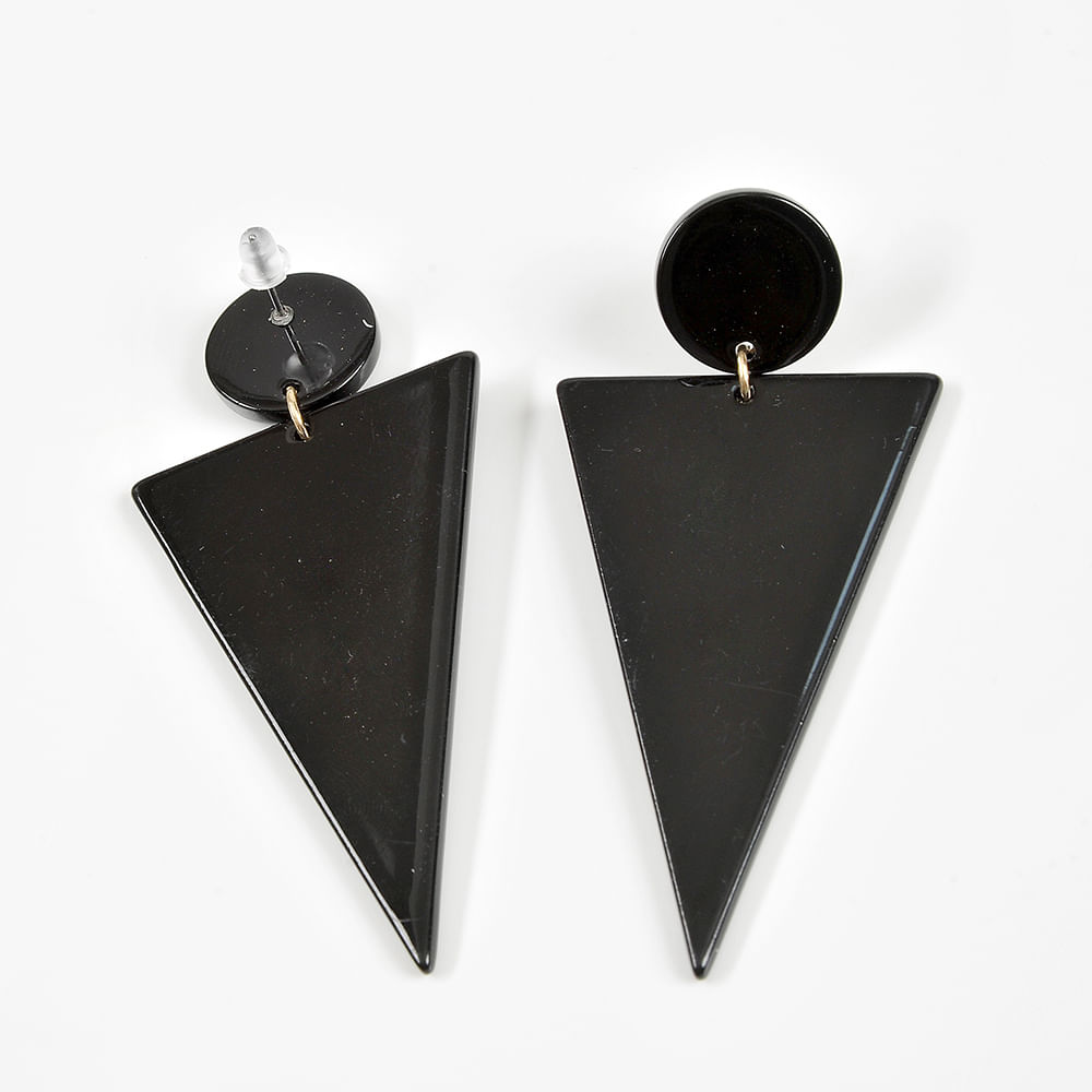 Cercei triunghiuri negre - 2 | YEO