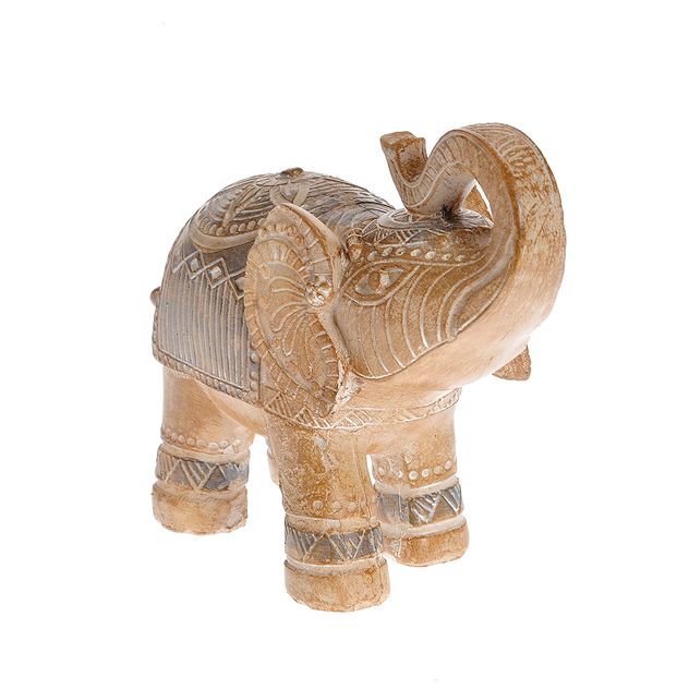 Statueta elefant maro 15.5 cm