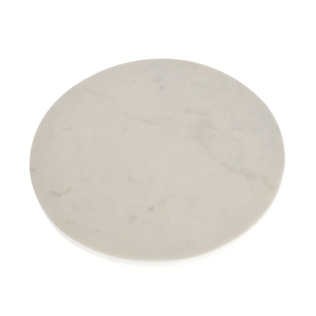 Tava rotunda din marmura alba 28 cm