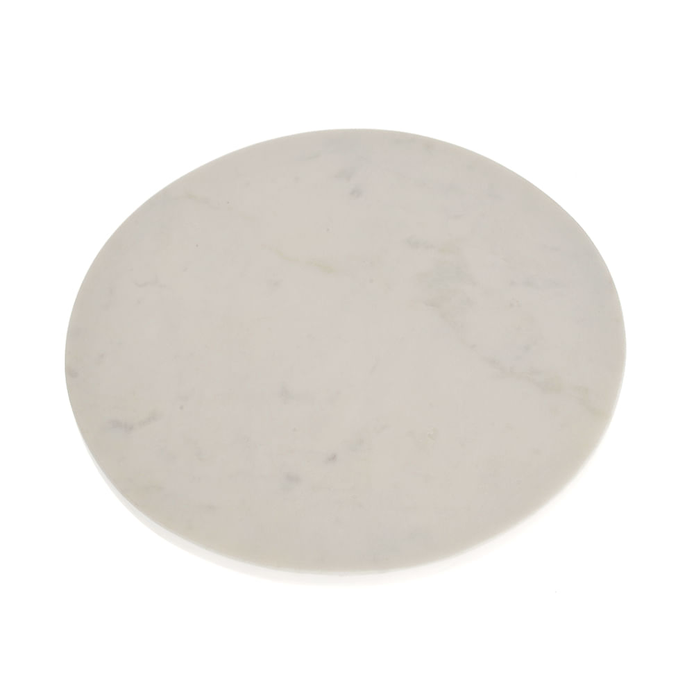Tava rotunda din marmura alba 28 cm - 1 | YEO