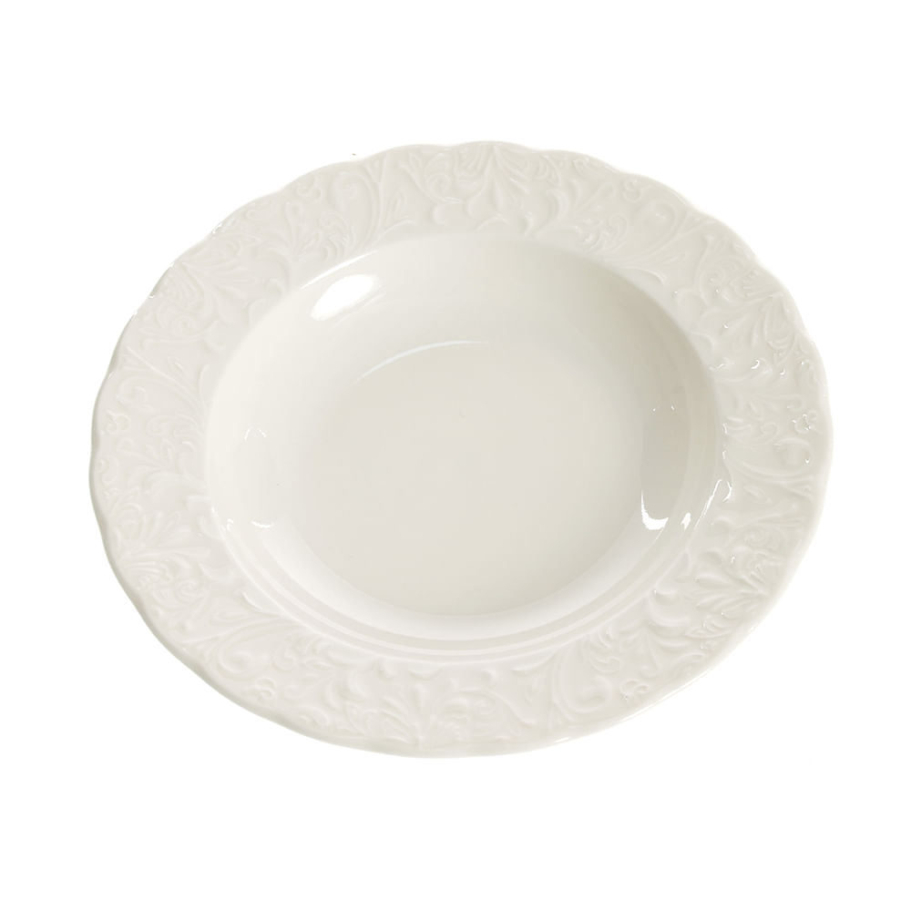 Farfurie adanca din portelan 21 cm - 2 | YEO