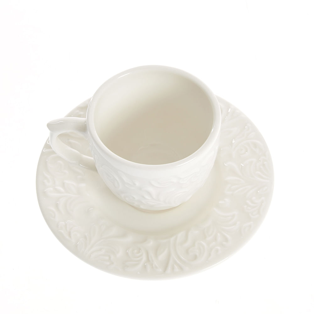 Set ceasca cu farfurie din portelan - 2 | YEO