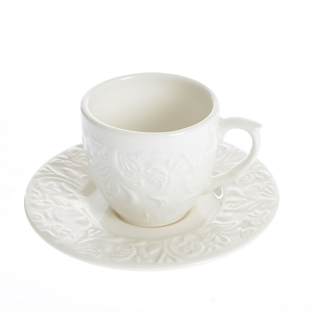 Set ceasca cu farfurie din portelan - 3 | YEO