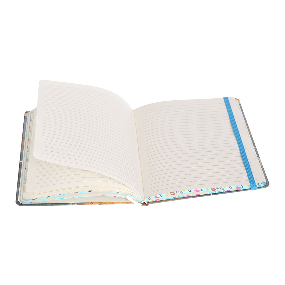 Agenda cu imprimeu papagali 21 cm - 2 | YEO