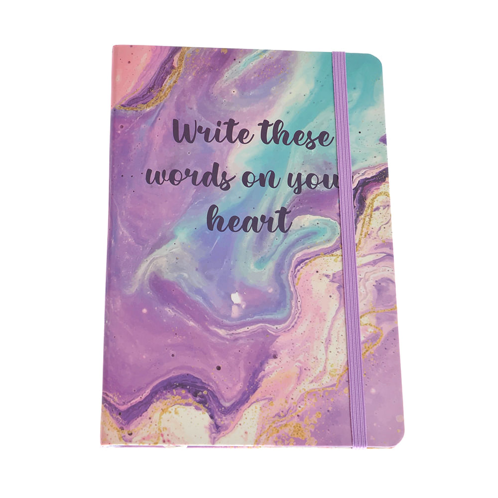 Agenda cu elastic Write these words on your heart