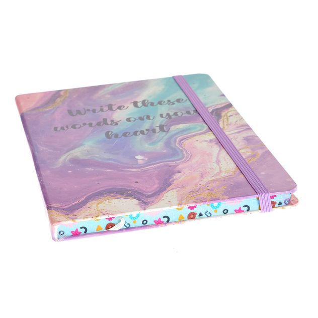 Agenda cu elastic Write these words on your heart