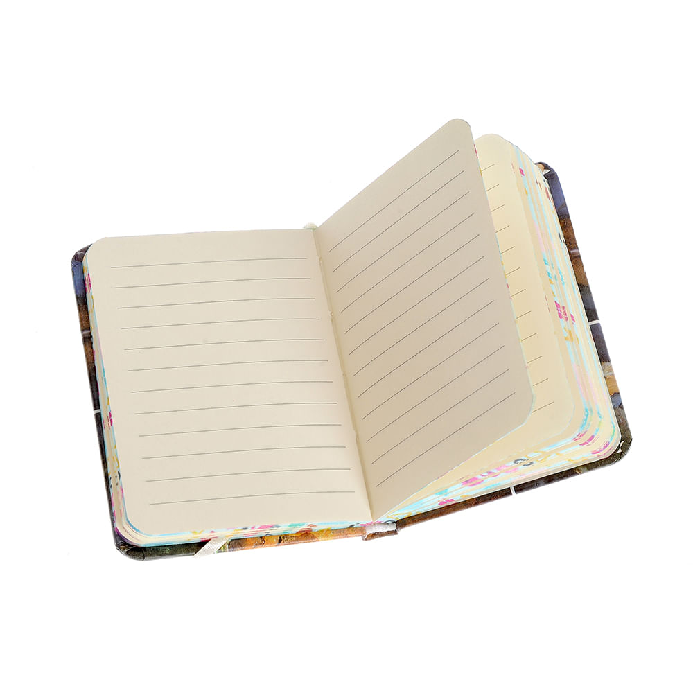 Agenda cu imprimeu papagali 10.5 cm - 3 | YEO