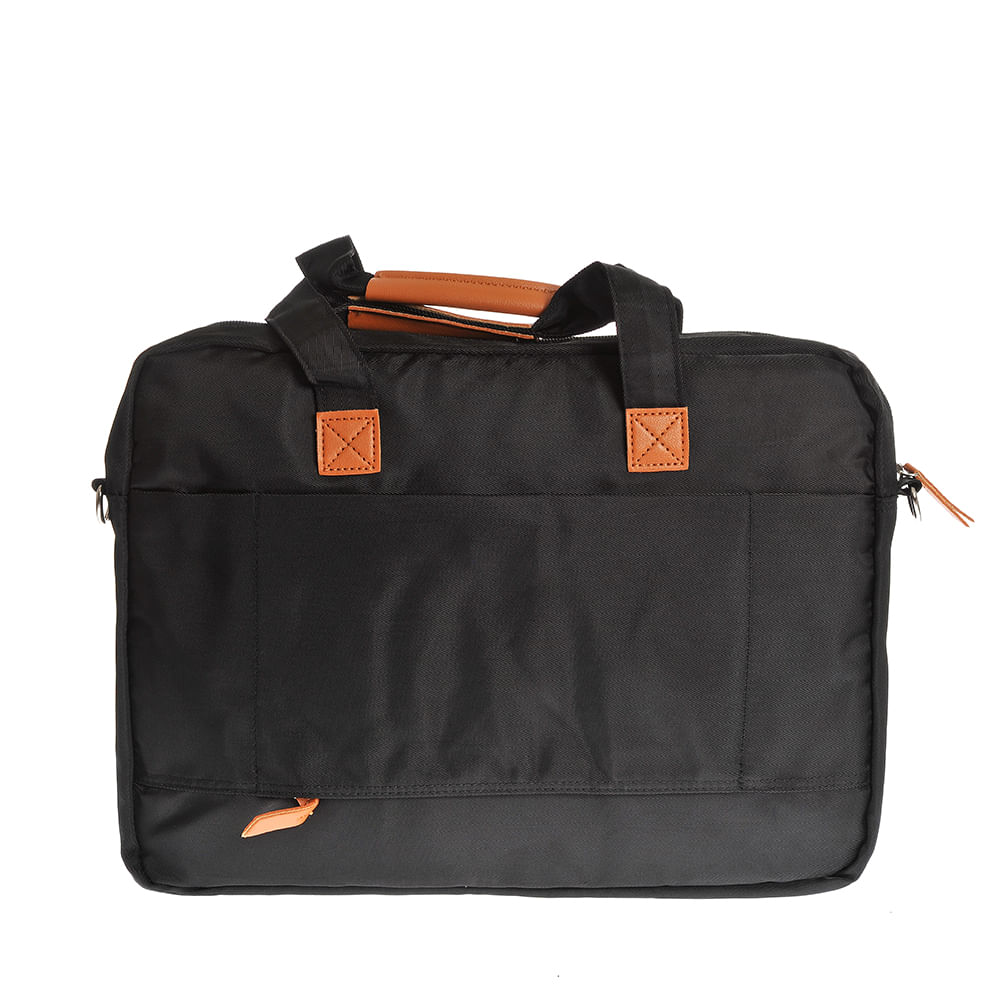 Geanta neagra cu buzunar frontal pentru laptop - 2 | YEO
