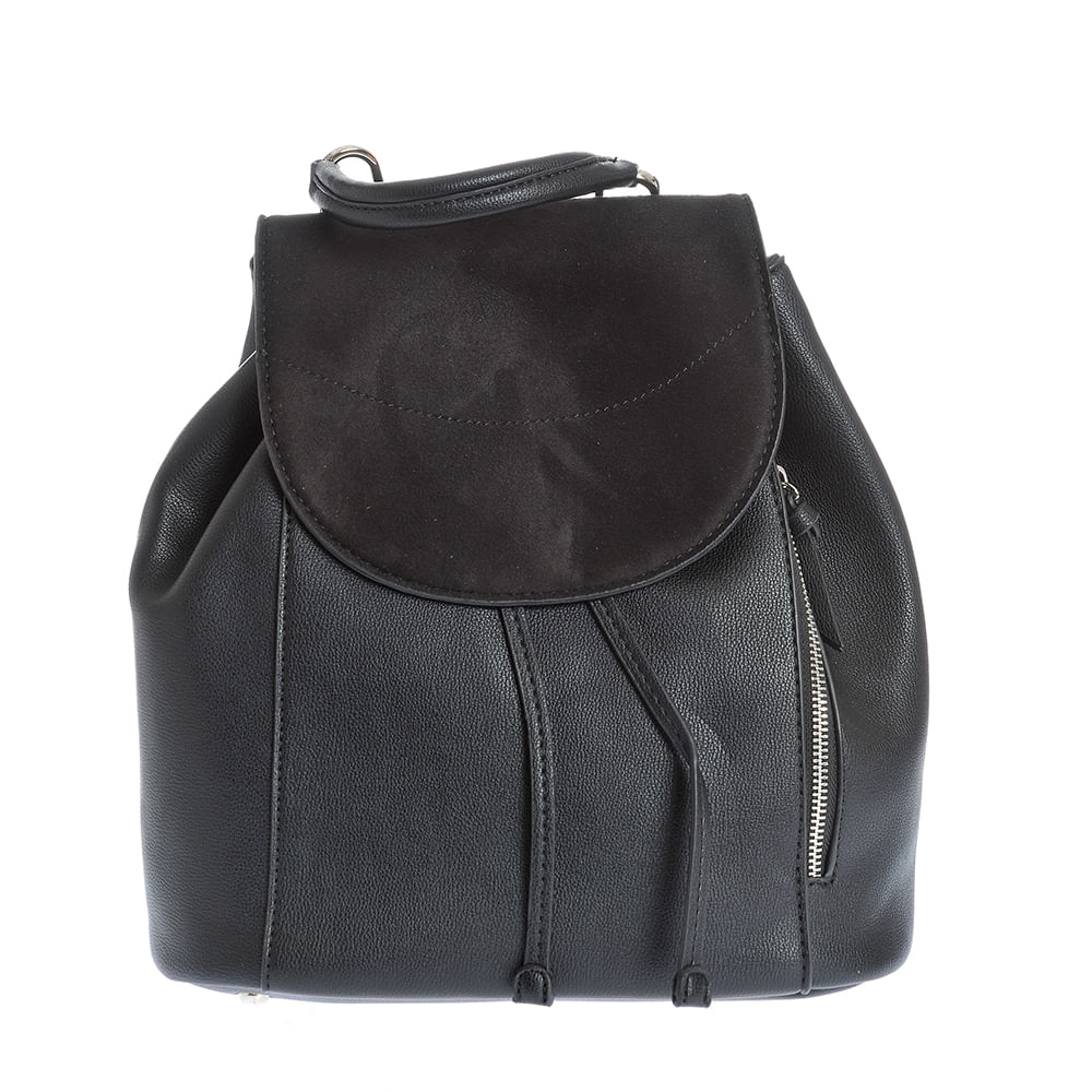 Rucsac negru cu snur - 4 | YEO