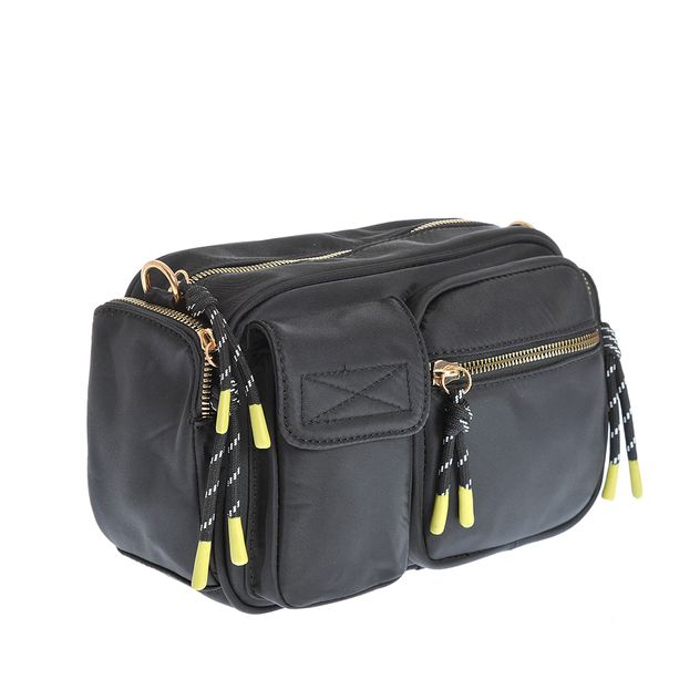 Geanta neagra de umar cu buzunare multiple