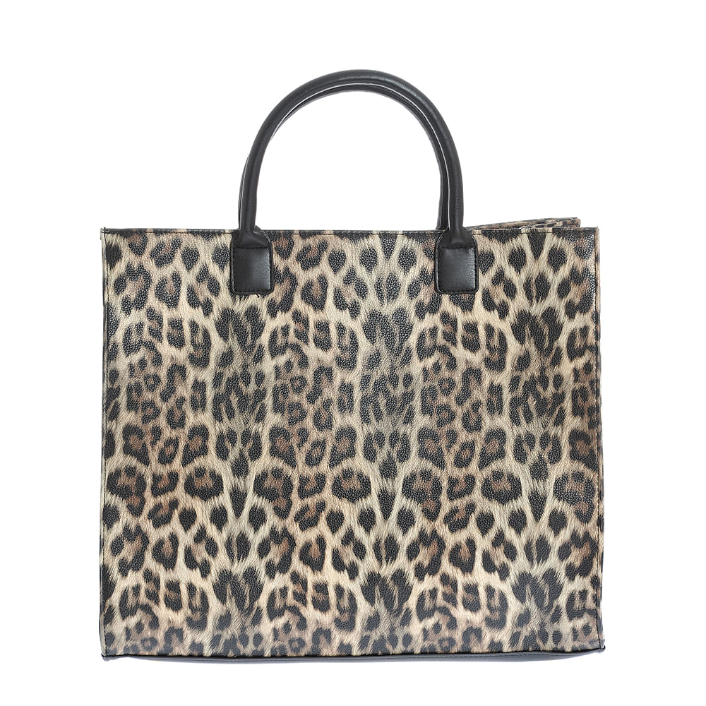 Geanta de umar cu model animal print - 1 | YEO