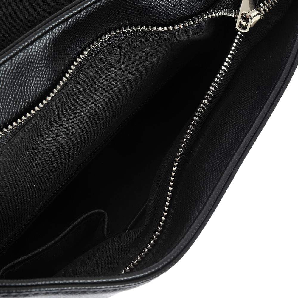Rucsac negru din piele ecologica cu maner rotund - 4 | YEO