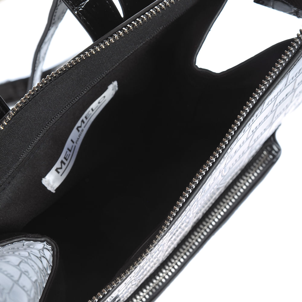 Rucsac negru din piele ecologica cu buzunar frontal - 3 | YEO