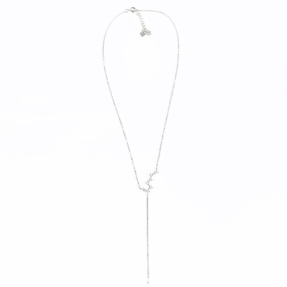 Colier din argint cu pietre zirconice - 3 | YEO