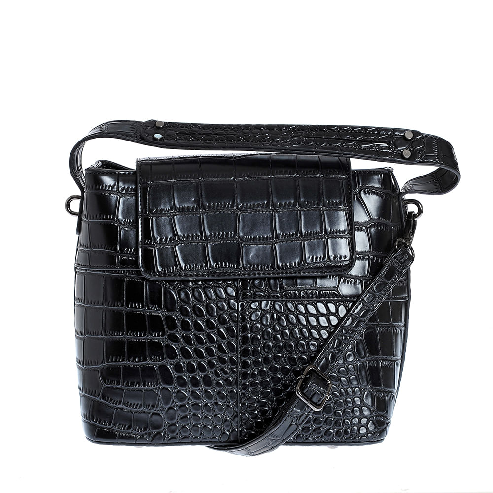 Geanta neagra de umar cu maner fix