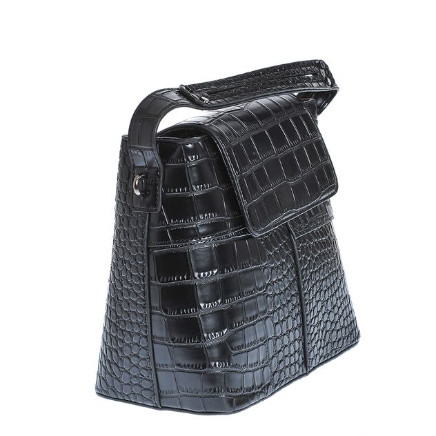 Geanta neagra de umar cu maner fix