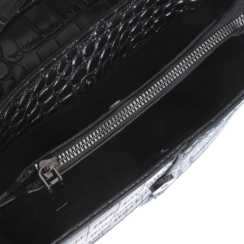 Geanta neagra de umar cu maner fix - 3 | YEO