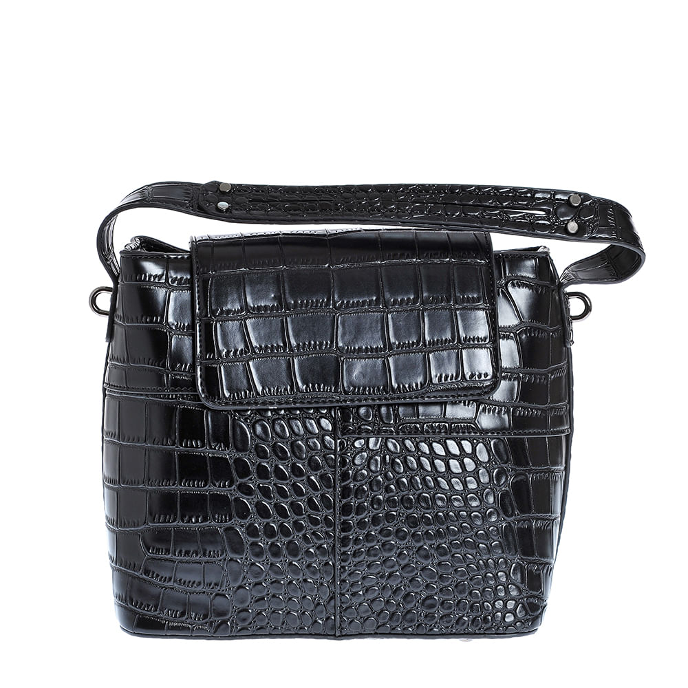 Geanta neagra de umar cu maner fix - 4 | YEO
