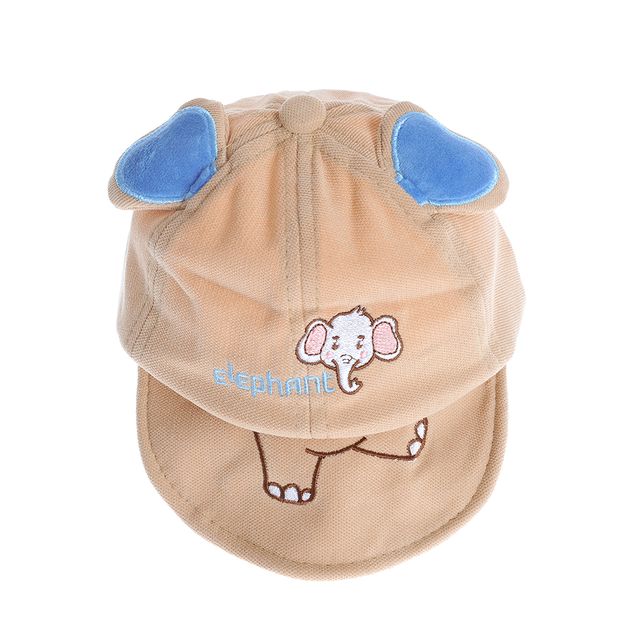 Palarie bej cu elefant