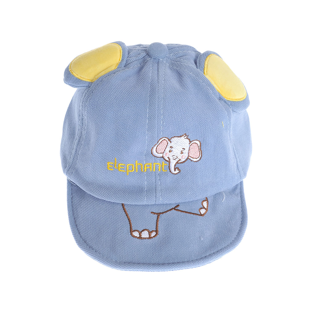 Palarie bleu cu elefant - 1 | YEO