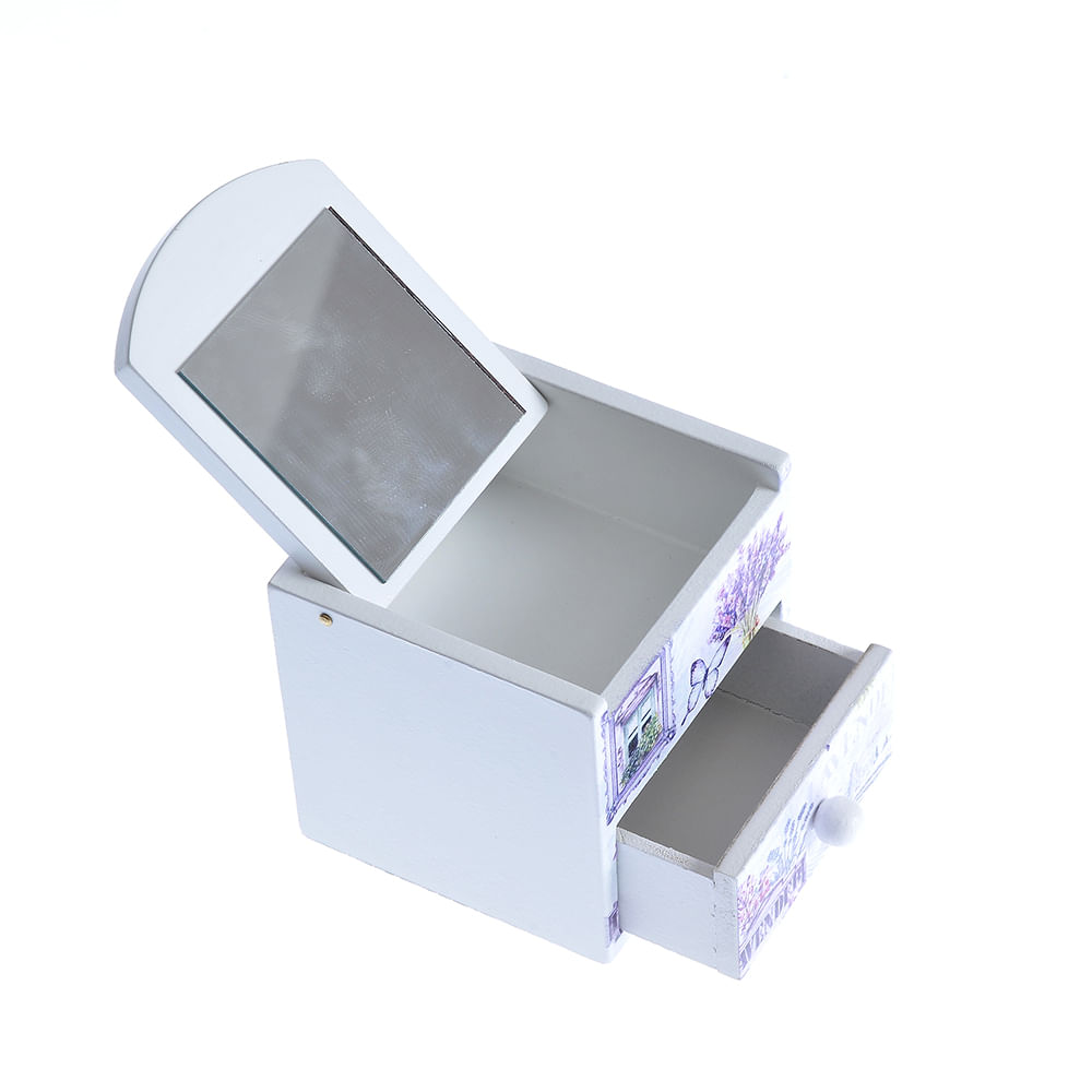 Cutie de bijuterii cu lavanda 8 cm - 3 | YEO