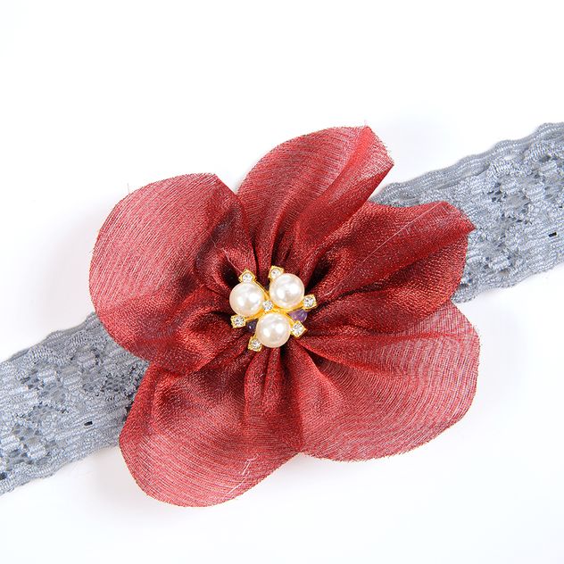 Bentita elastica cu floare rosie