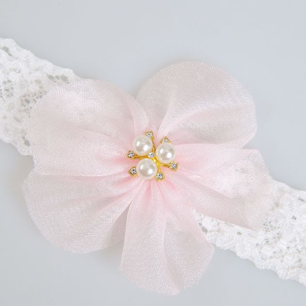 Bentita elastica cu floare roz