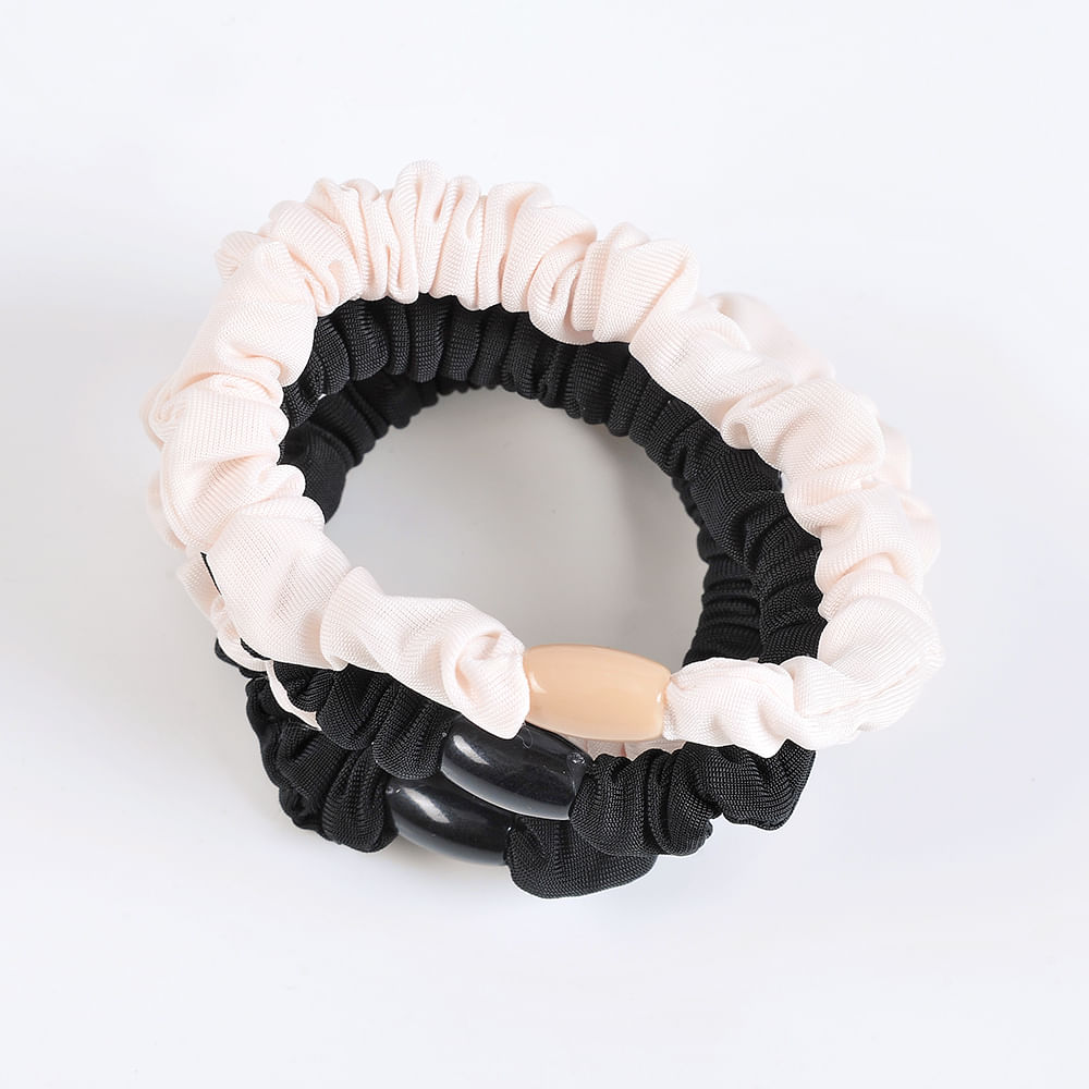 Set 4 elastice de par cu aspect satinat - 2 | YEO