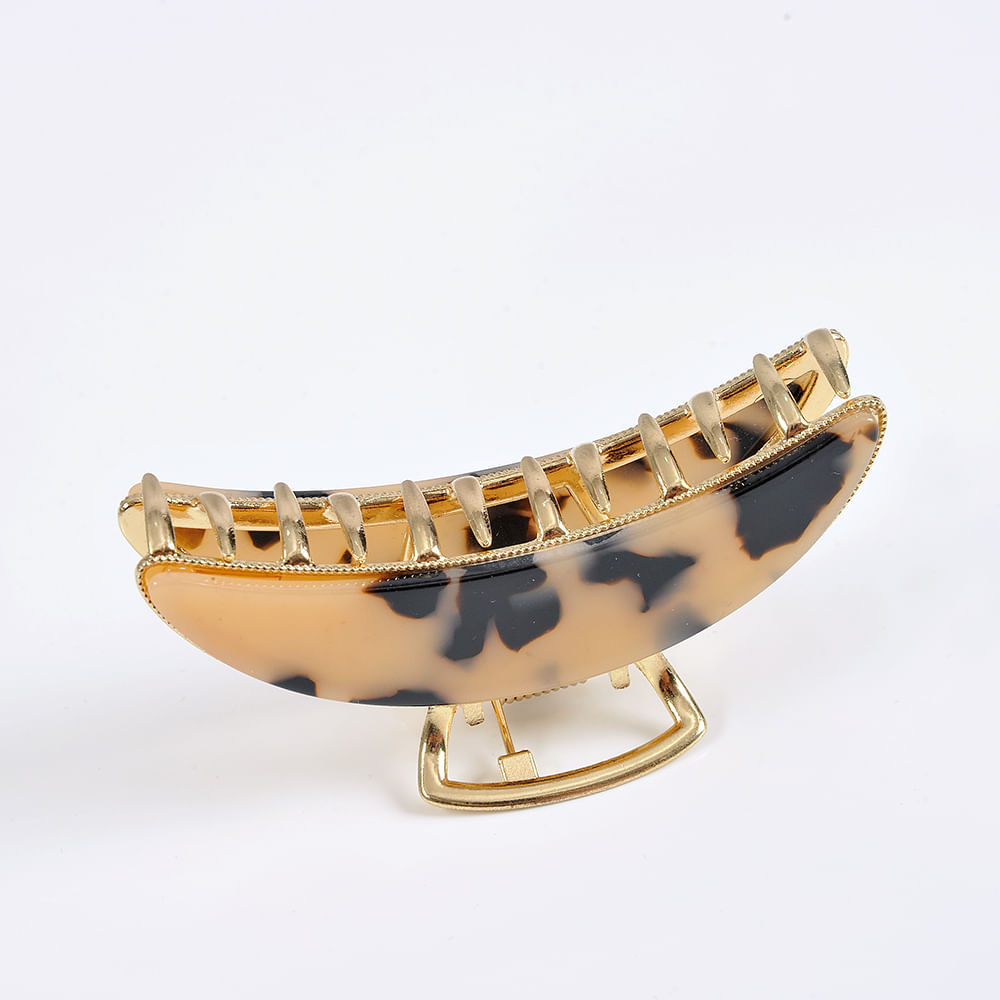 Cleste de par oval imprimeu animal print 7.5 cm - 2 | YEO