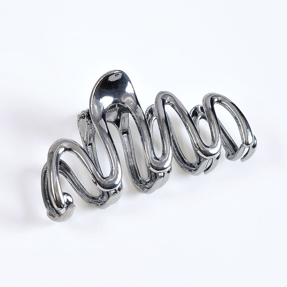 Cleste gri de par cu model in zig zag - 3 | YEO
