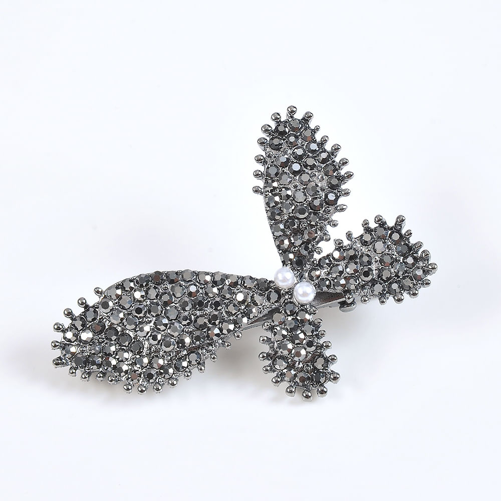 Agrafa par gun forma fluture cu pietre - 1 | YEO