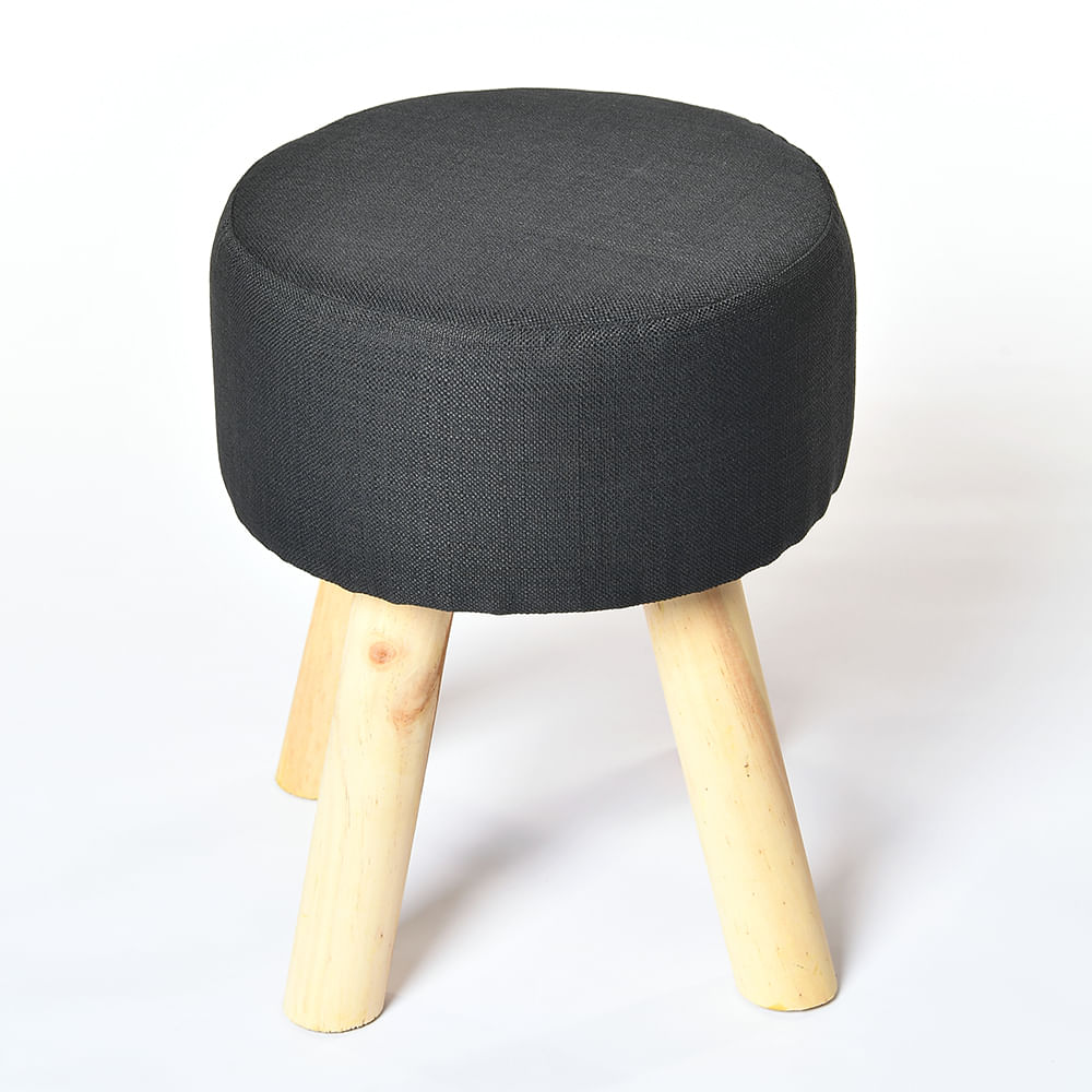 Taburet negru 40 cm - 2 | YEO