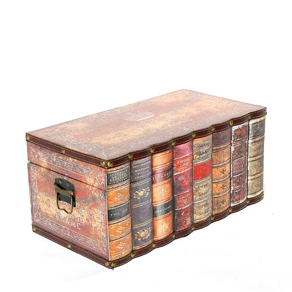 Cufar multicolor carti  39x21x18 cm - 1 | YEO