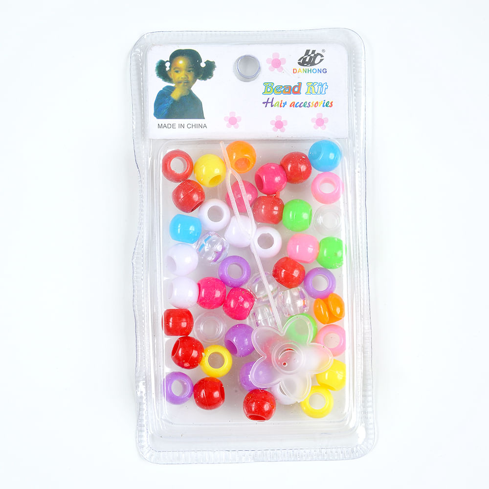 melimeloparis.ro Set 50 accesorii pentru codite cu margele colorate