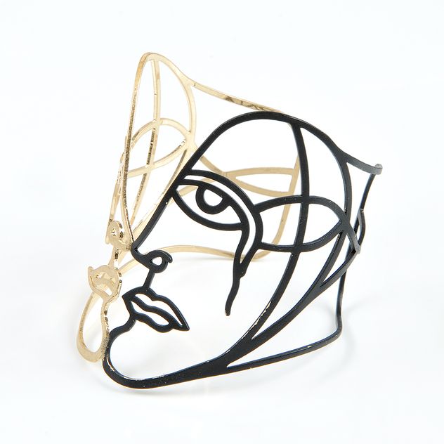 Bratara fixa bicolora