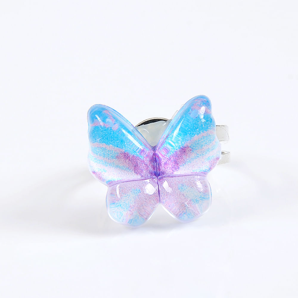 Inel fluture bleu
