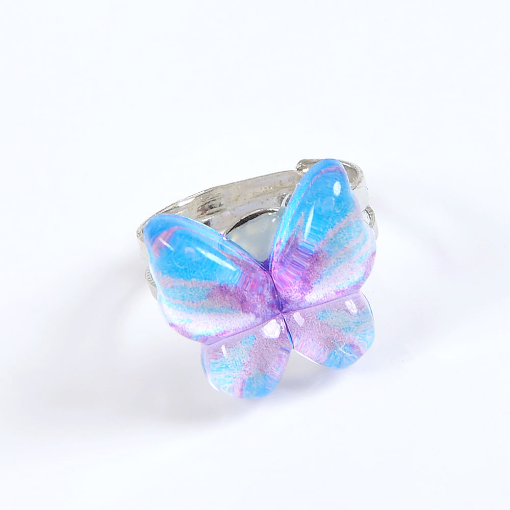 Inel fluture bleu - 1 | YEO