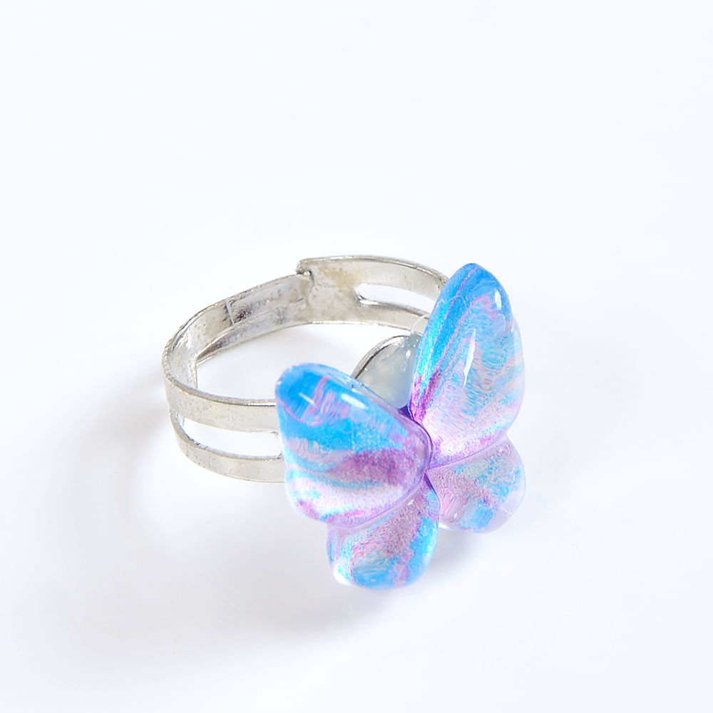 Inel fluture bleu - 2 | YEO
