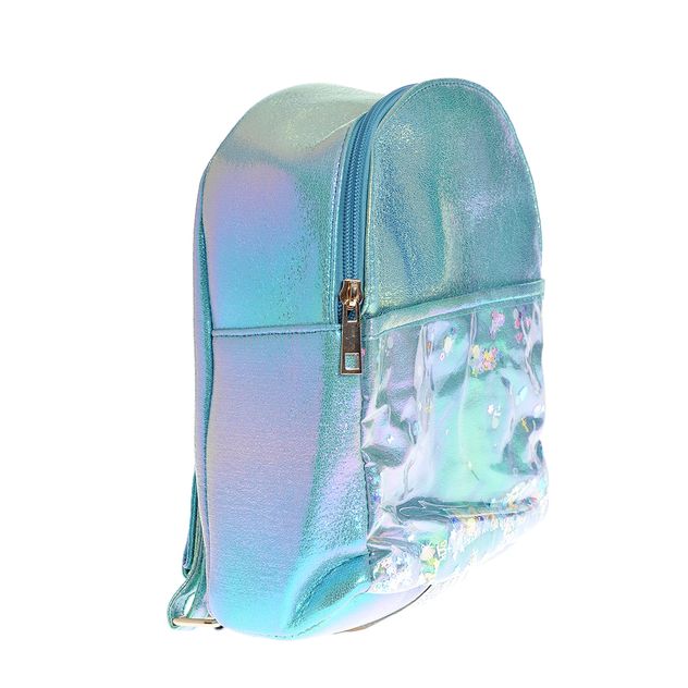 Rucsac albastru cu coada de sirena