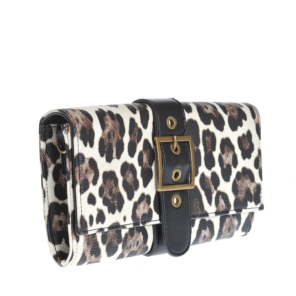 Geanta plic cu model animal print - 1 | YEO